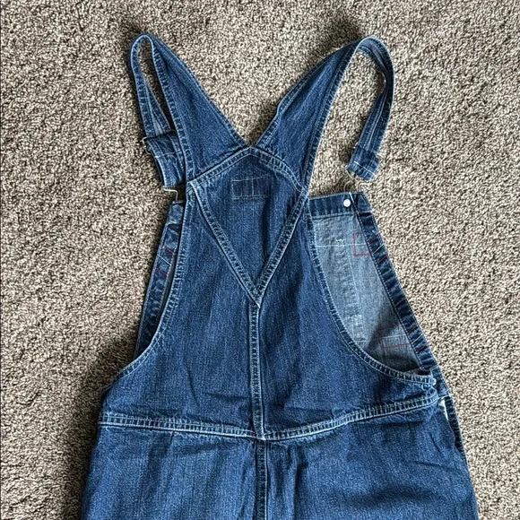 B.U.M. Equipment Vintage Women’s Medium Blue Denim Overalls - Picture 6 of 8